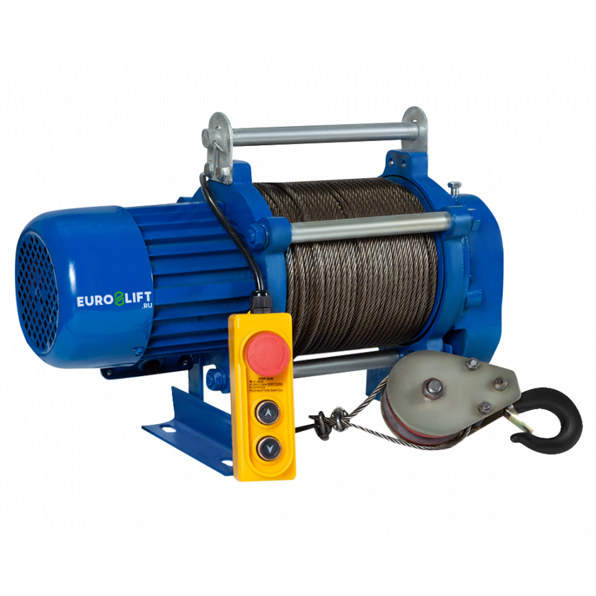 Лебедка электрическая HSG-B300 тяг. усил. 300 кг, 30 м, U=380 В